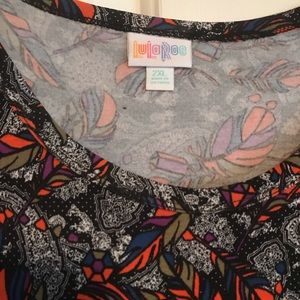 Lularoe 2XL multicolored  Nicole swing dress
